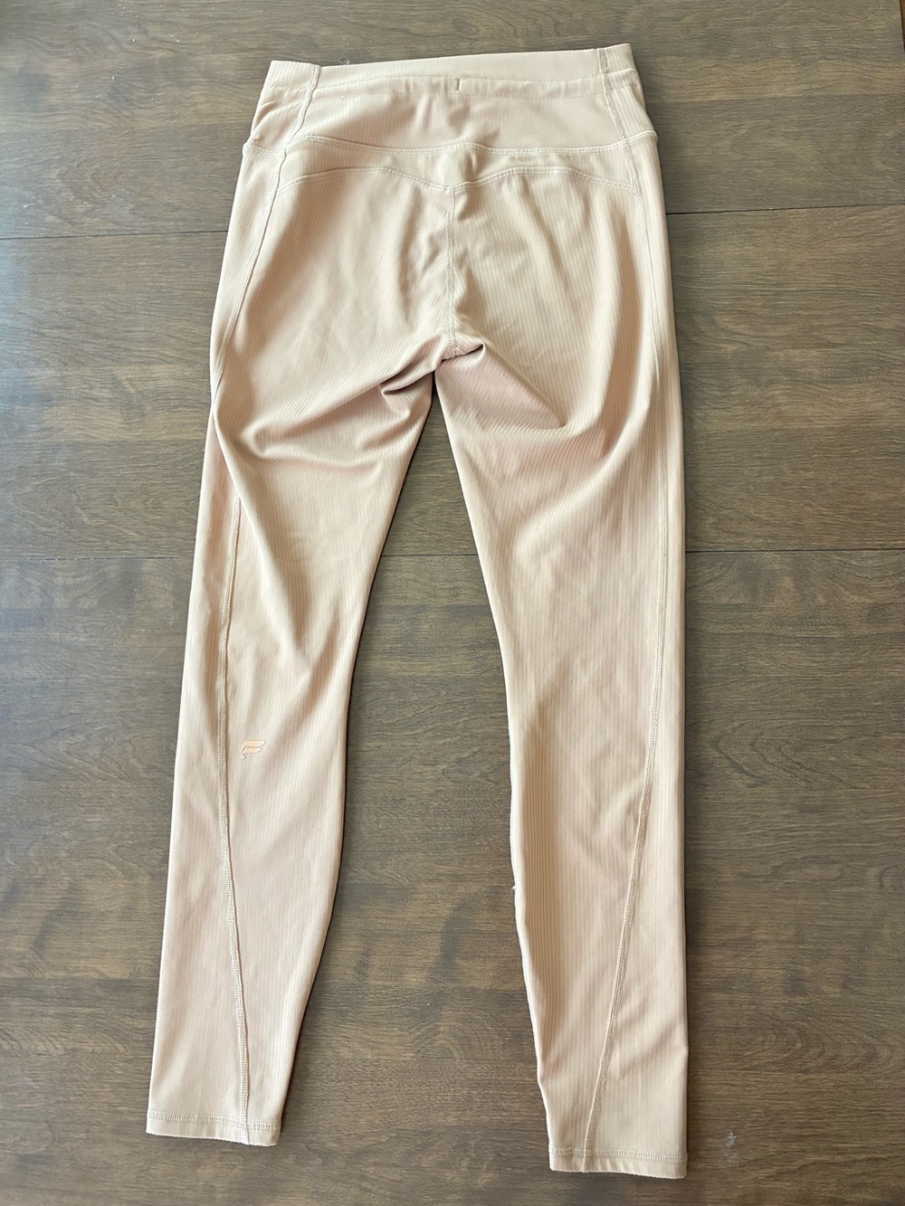 Fabletics Nude Ribbed Leggings - Picture 3 of 6